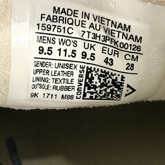 Converse CTAS Ox Glacier Grey Driftwood Shoes - Picture 7 of 8